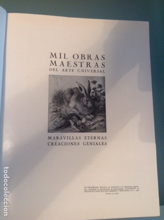Libros de segunda mano: MIL OBRAS MAESTRAS DEL ARTE UNIVERSAL. INSTITUTO Gallach - Foto 14