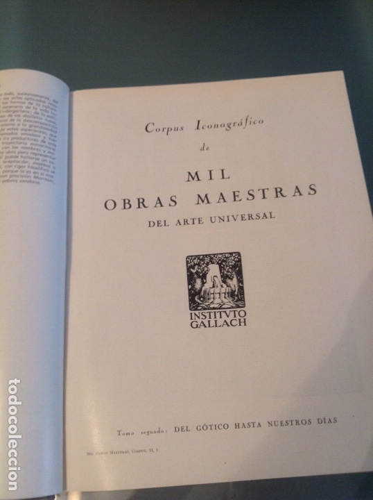 Libros de segunda mano: MIL OBRAS MAESTRAS DEL ARTE UNIVERSAL. INSTITUTO Gallach - Foto 17