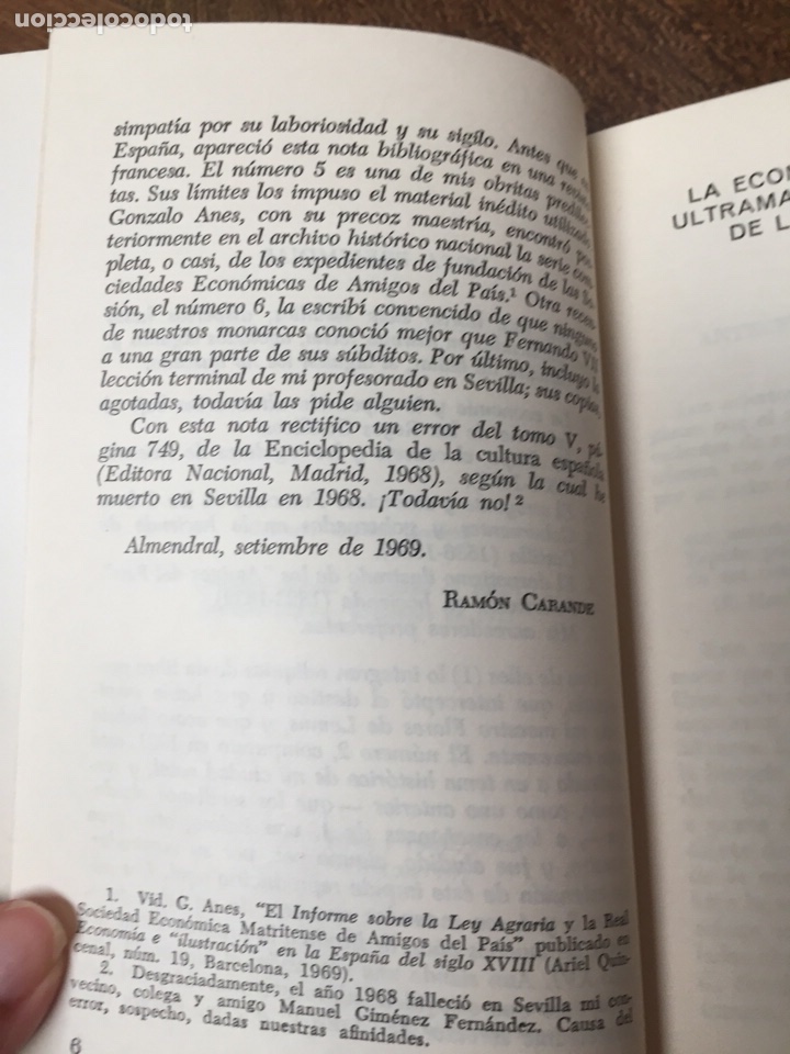 Libros de segunda mano: Libro Estudios de historia de Espa&ntilde;a. Ramon Carande. - Foto 4
