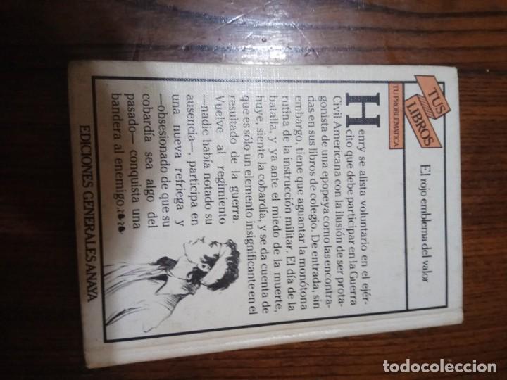 Libros de segunda mano: STEPHEN CRANE - EL ROJO EMBLEMA DEL VALOR - ANAYA, 1&ordf; EDICION. 1981 - Foto 2