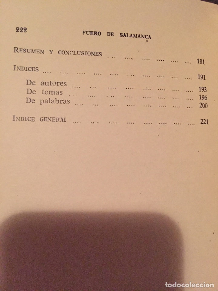 Libros de segunda mano: Libro El fuero de salamanca. Manuel Alvar - Foto 5