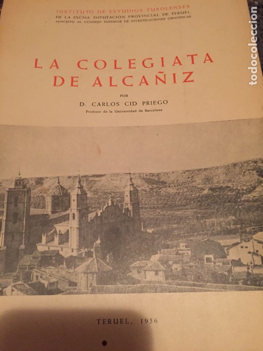 Libros de segunda mano: Libro La colegiata de Alca&ntilde;iz. Carlos Cid Priego - Foto 1