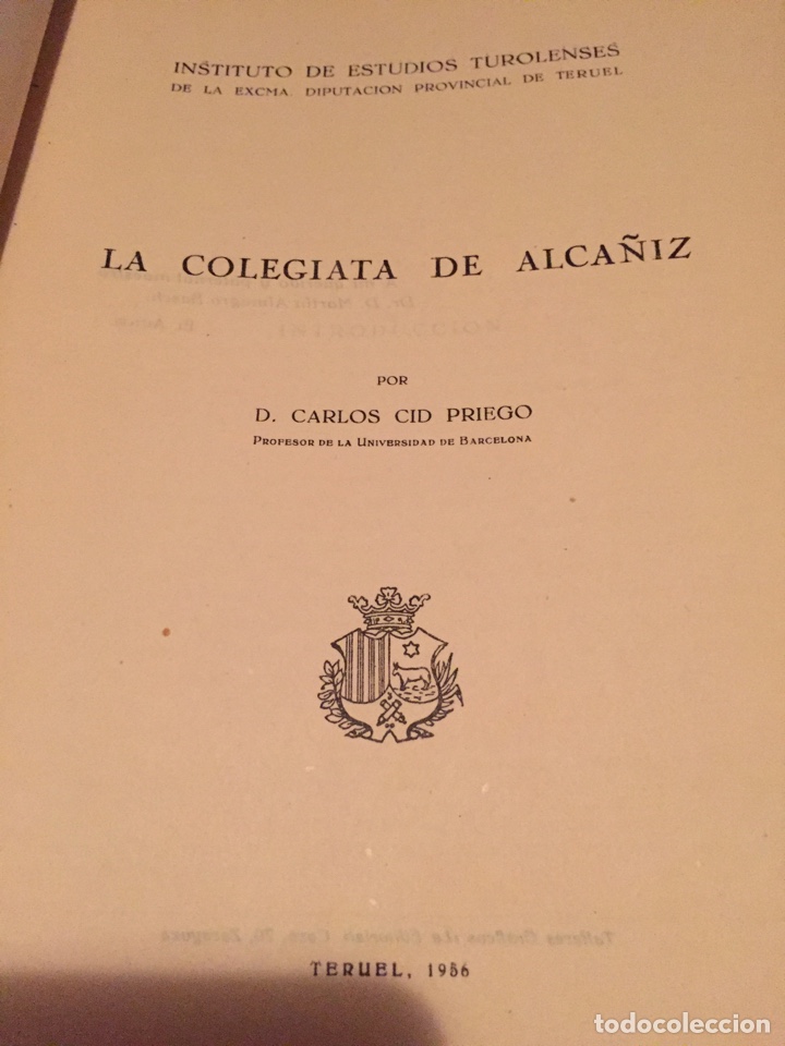 Libros de segunda mano: Libro La colegiata de Alca&ntilde;iz. Carlos Cid Priego - Foto 3