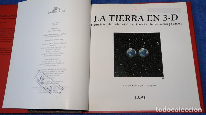 Libros de segunda mano: La tierra en 3D - Hiroshi Kunoh - Blume (1994) - Foto 3