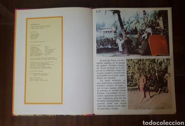 Libros de segunda mano: LIBRO DE SANDOKAN DE LA SERIE DE TV (Ediciones Vulcano, 1976) - Foto 3