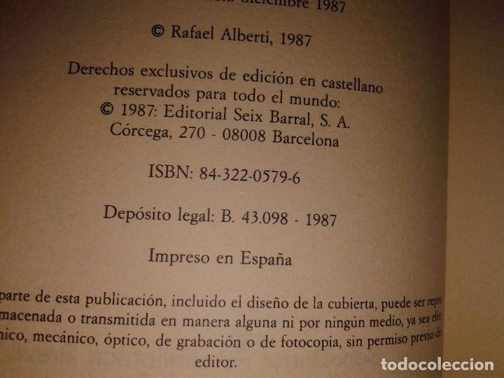 Libros de segunda mano: RAFAEL ALBERTI, LA ARBOLEDA PERDIDA - Foto 2