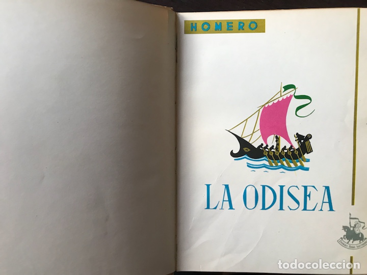 Libros de segunda mano: La Odisea. Edaf. Dos libros - Foto 4