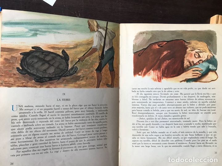 Libros de segunda mano: Robinson Crusoe. Edaf. Dos libros - Foto 4