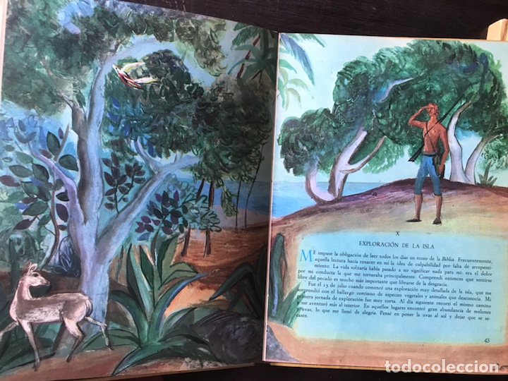 Libros de segunda mano: Robinson Crusoe. Edaf. Dos libros - Foto 5