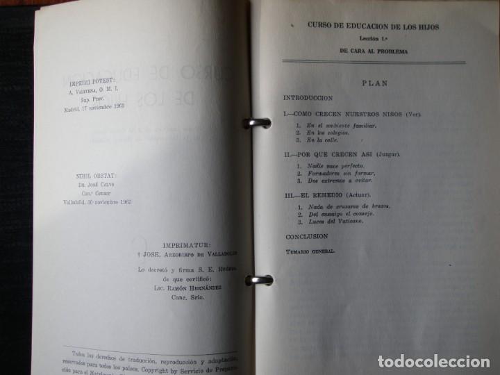 Libros de segunda mano: LIBRO EDUCACION DE LOS HIJOS 1963 - Foto 4