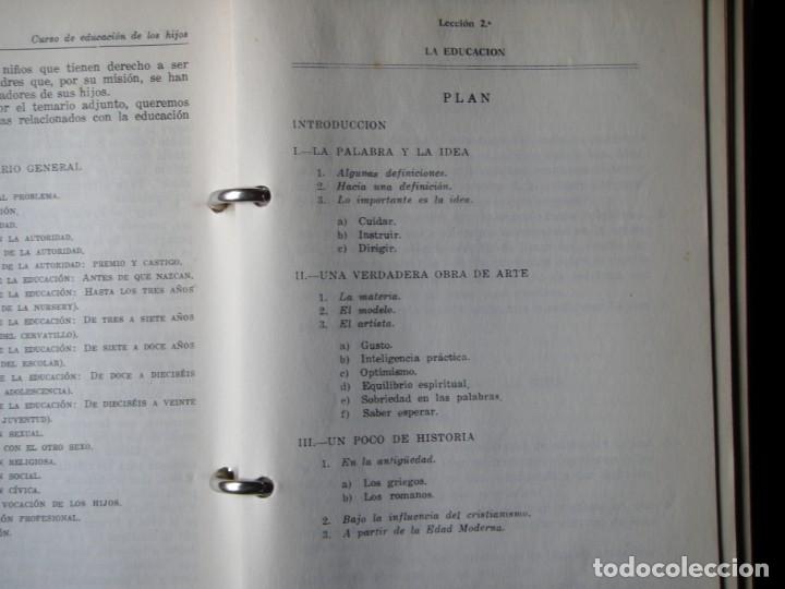 Libros de segunda mano: LIBRO EDUCACION DE LOS HIJOS 1963 - Foto 6