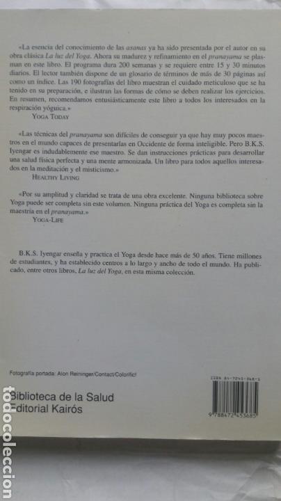Libros de segunda mano: Luz sobre el Pranayama. B. K. S. Iyengar. - Foto 2