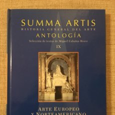 Libros de segunda mano: SUMMA ARTIS - ARTE EUROPEO Y NORTEAMERICANO DEL SIGLO XIX. Lote 132428731