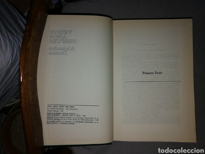 Libros de segunda mano: Veinte a&ntilde;os despu&eacute;s - Foto 2