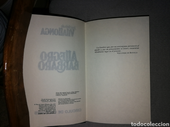 Libros de segunda mano: Allegro Barbaro - Foto 2