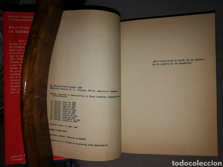 Libros de segunda mano: La sombra de las banderas - Foto 2