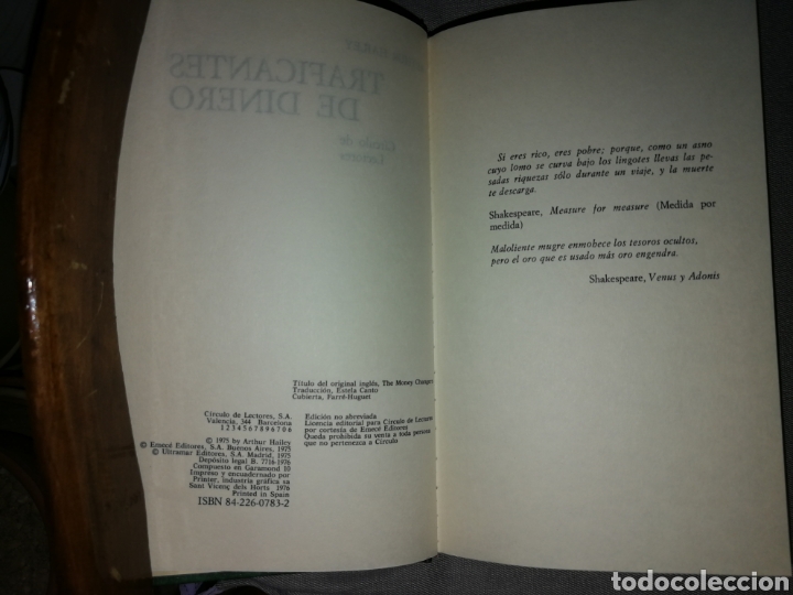 Libros de segunda mano: Traficantes de dinero - Foto 2
