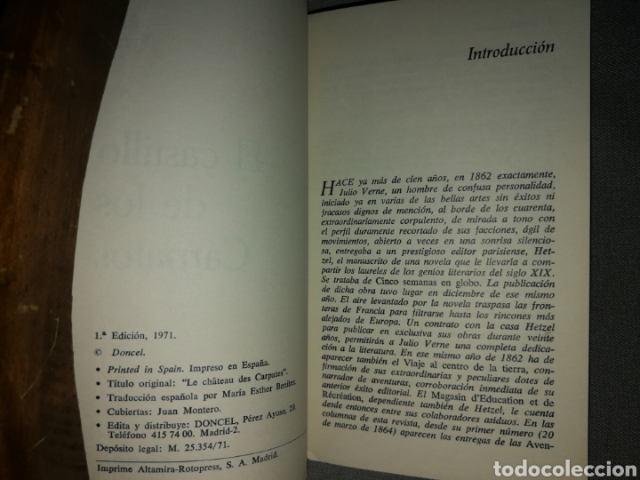 Libros de segunda mano: El castillo de los Carpatos - Foto 2