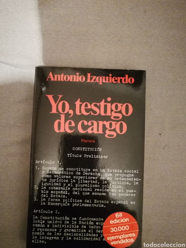 Libros de segunda mano: Yo, testigo de cargo - Foto 1