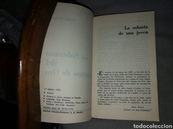 Libros de segunda mano: La soberana del campo de oro - Foto 2