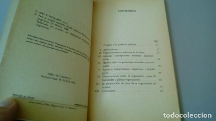 Libros de segunda mano: VEGETARIANISMO RACIONAL.- HARRY BENJAMIN - Foto 2