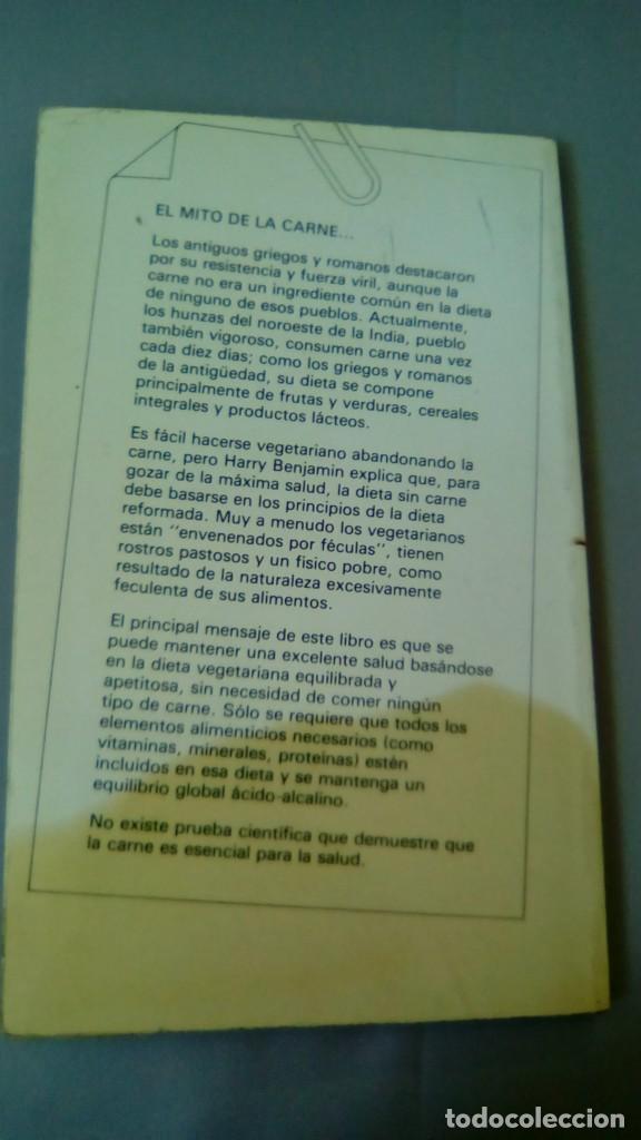 Libros de segunda mano: VEGETARIANISMO RACIONAL.- HARRY BENJAMIN - Foto 3