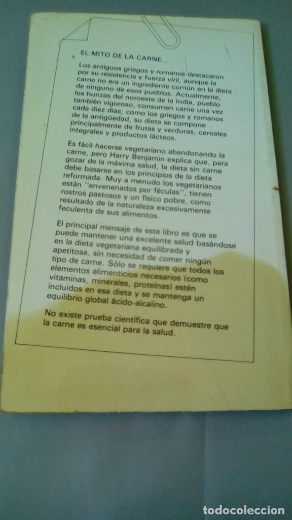 Libros de segunda mano: VEGETARIANISMO RACIONAL.- HARRY BENJAMIN - Foto 4