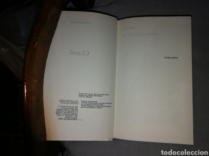 Libros de segunda mano: Chacal - Foto 2