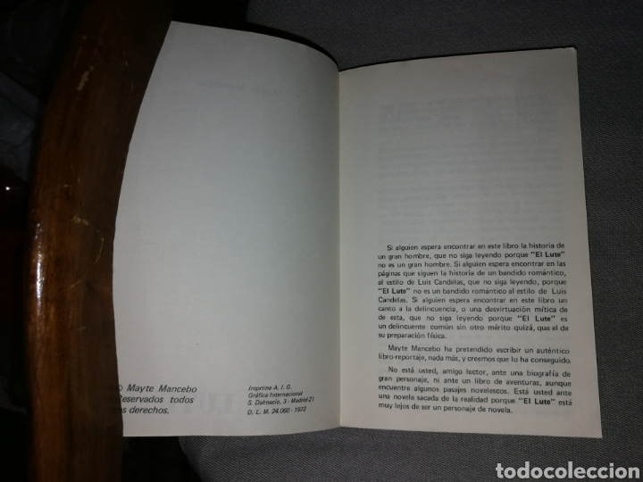 Libros de segunda mano: El Lute - Foto 2