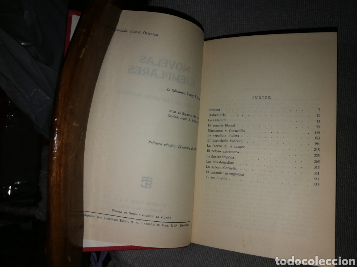Libros de segunda mano: Novelas ejemplares, Cervantes - Foto 2