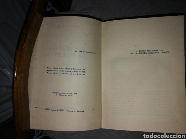 Libros de segunda mano: Un mill&oacute;n de muertos - Foto 3