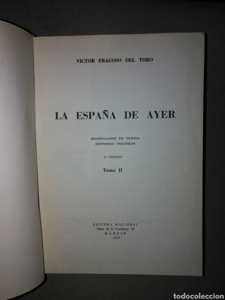Libros de segunda mano: La Espa&ntilde;a de ayer - Foto 2