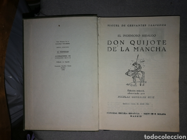 Libros de segunda mano: Don Quijote de la Mancha - Foto 2