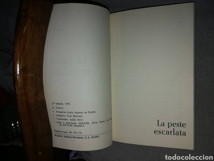 Libros de segunda mano: La peste escarlata - Foto 2