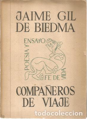 Libri di seconda mano: Compa&ntilde;eros de viaje (1952-1958) - GIL DE BIEDMA, JAIME