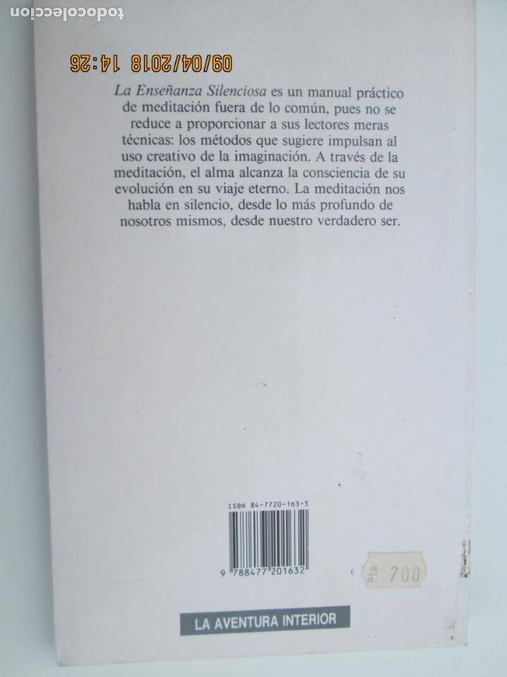 Libros de segunda mano: CHIMNOY, SRI: LA ENSE&Ntilde;ANZA SILENCIOSA (OBELISCO) - Foto 2