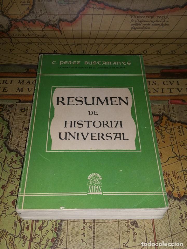 Libros de segunda mano: RESUMEN DE HISTORIA UNIVERSAL. P&Eacute;REZ BUSTAMANTE, C. 1952. - Foto 1