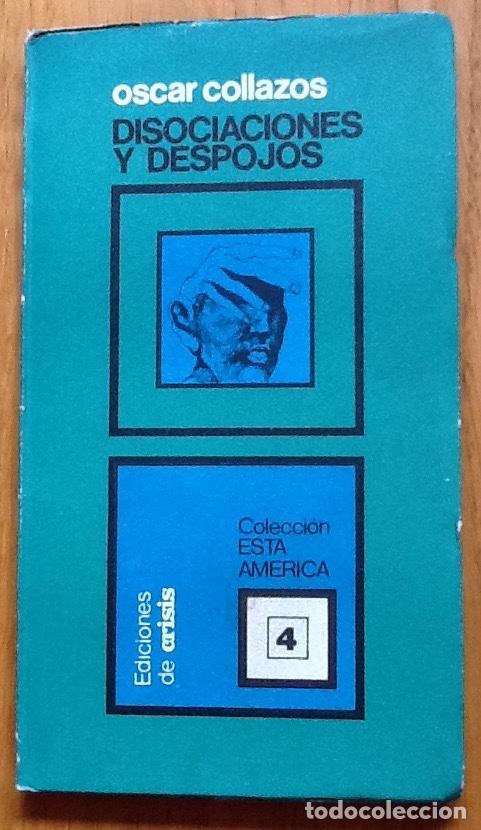 Libros de segunda mano: Disonancias y despojos. &Oacute;scar Collazos - Foto 1