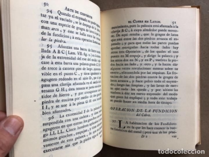 Libros de segunda mano: ARTE DE CONVERTIR EL COBRE EN LAT&Oacute;N. FACS&Iacute;MIL DE LA OBRA DE 1779. EJEMPLAR NUMERADO. - Foto 4