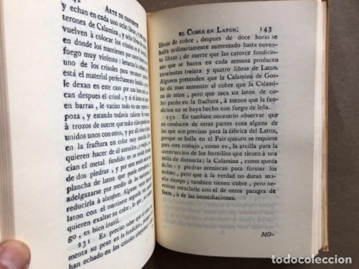 Libros de segunda mano: ARTE DE CONVERTIR EL COBRE EN LAT&Oacute;N. FACS&Iacute;MIL DE LA OBRA DE 1779. EJEMPLAR NUMERADO. - Foto 5