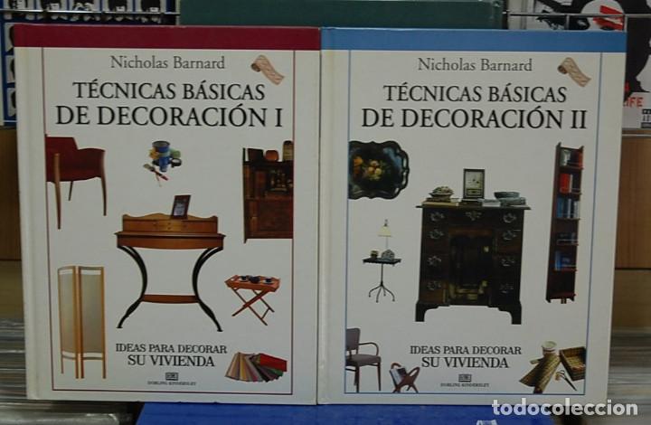Libros de segunda mano: Ideas para decorar su vivienda. T&eacute;cnicas b&aacute;sicas de decoraci&oacute;n 1 y 2. Nicholas Barbard - Foto 1