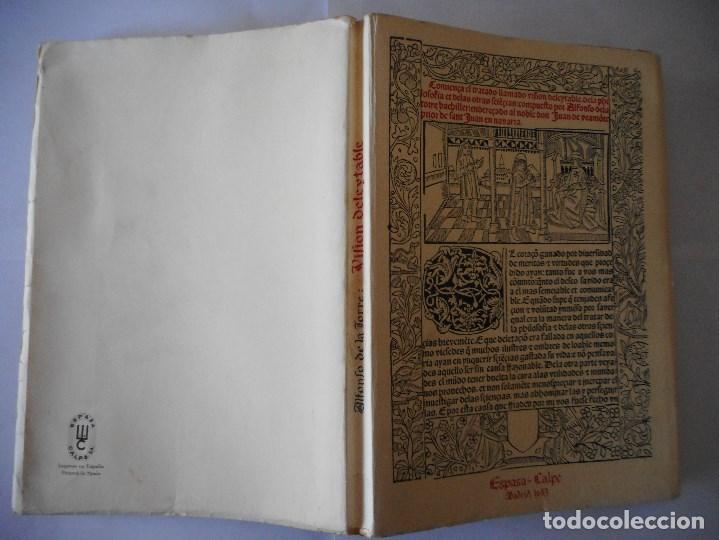 Libros de segunda mano: ALFONSO DE LA TORRE  Visi&oacute;n deleitable  RTY90063 - Foto 1