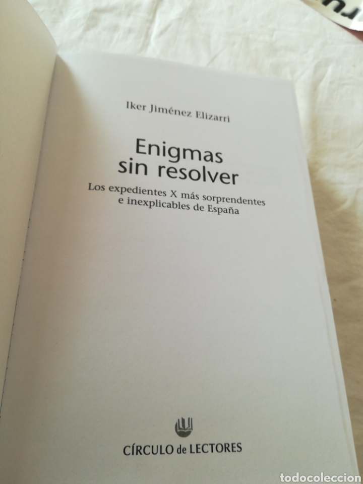 Libros de segunda mano: ENIGMAS SIN RESOLVER DE IKER JIMENEZ - Foto 2