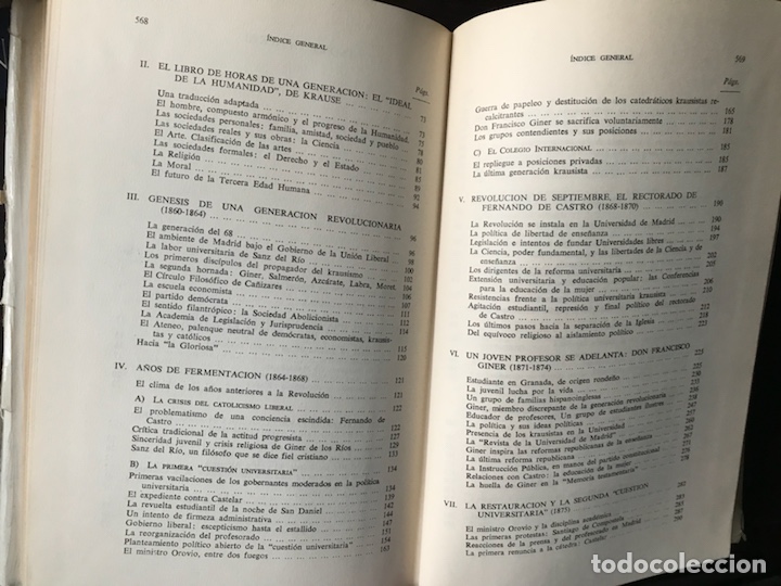 Libros de segunda mano: La Instituci&oacute;n Libre de Ense&ntilde;anza. Vicente Cacho - Foto 6