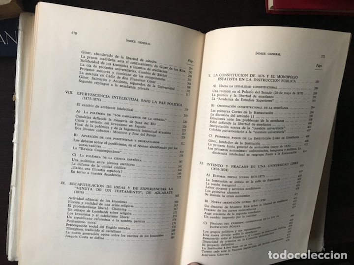 Libros de segunda mano: La Instituci&oacute;n Libre de Ense&ntilde;anza. Vicente Cacho - Foto 7