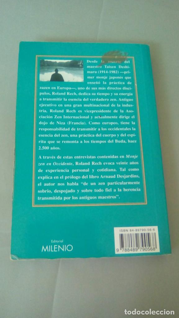 Libros de segunda mano: MONJE ZEN EN OCCIDENTE.- ROLAND RECH - Foto 2