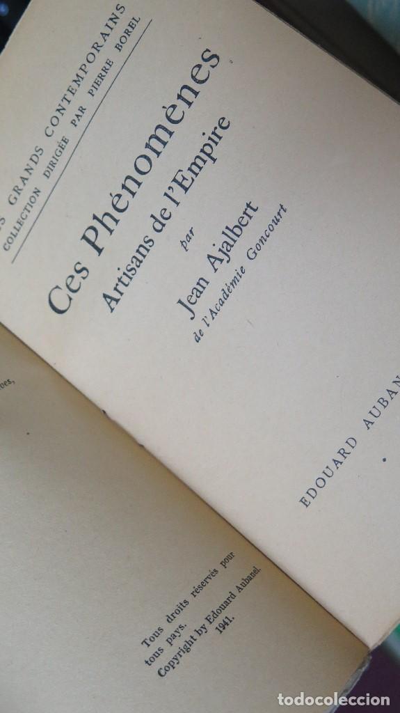 Libros de segunda mano: Ces ph&eacute;nom&egrave;nes artisans de l&acute;Empire. JEAN Ajalbert - Foto 2