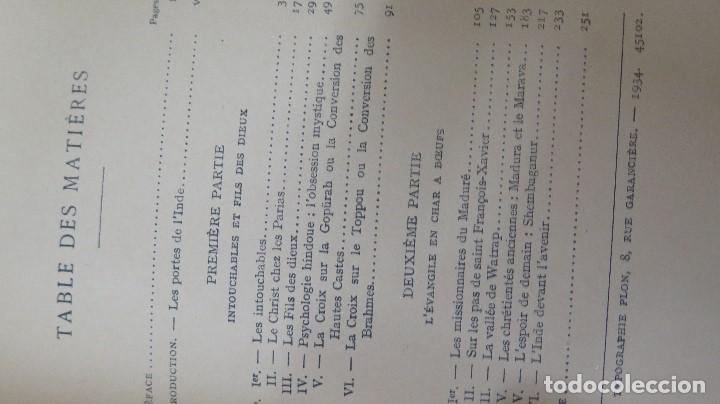 Libros de segunda mano: 1934.- L&acute;INDE SACREE. PIERRE LHANDE - Foto 4
