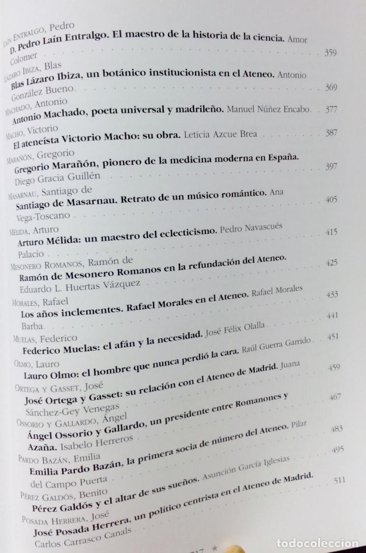 Libros de segunda mano: ATENE&Iacute;STAS ILUSTRES. ATENEO DE MADRID, 2004. - Foto 11