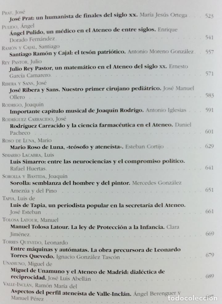 Libros de segunda mano: ATENE&Iacute;STAS ILUSTRES. ATENEO DE MADRID, 2004. - Foto 14